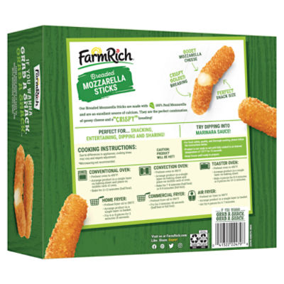 Farm rich mozzarella sticks air fryer store