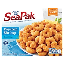 SeaPak Oven Crispy Popcorn Shrimp Family Size, 25 oz, 25 Ounce