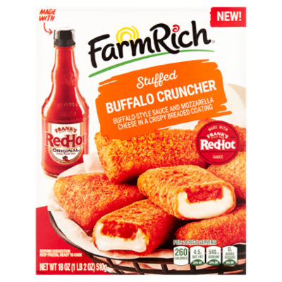 FarmRich Stuffed Buffalo Cruncher, 18 oz