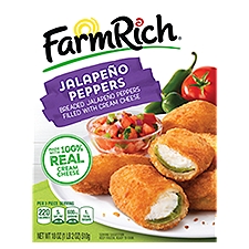 Farm Rich Jalapeño Peppers, 18 oz