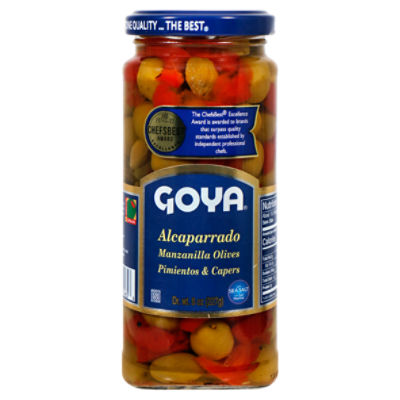 Goya Manzanilla Olives, Pimientos & Capers Alcaparrado, 8 oz ShopRite