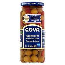 Goya Manzanilla Olives, Pimientos & Capers Alcaparrado, 8 oz