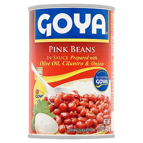 Goya Pink Beans in Sauce, 15 oz