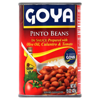 Goya Pinto Beans in Sauce, 15 oz, 15 Ounce