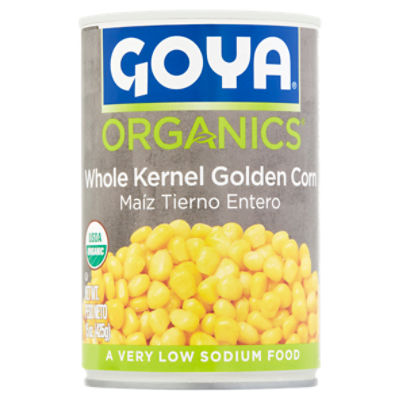 Goya Organics Whole Kernel Golden Corn, 15 oz