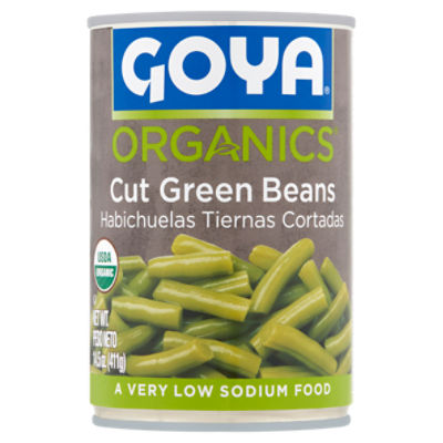 Goya Organics Cut Green Beans, 14.5 oz