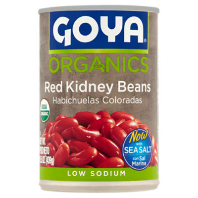 dug Association ecstasy Goya Organics Low Sodium Red Kidney Beans, 15.5 oz