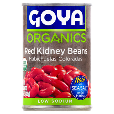 dug Association ecstasy Goya Organics Low Sodium Red Kidney Beans, 15.5 oz