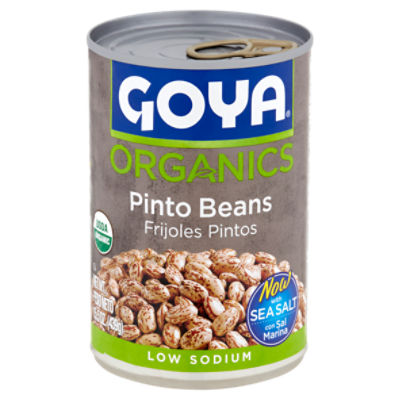 Goya Organics Low Sodium Pinto Beans, 15.5 oz