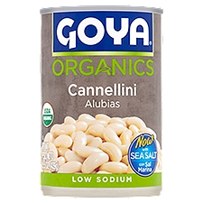 Goya Organics Low Sodium Cannellini Beans, 15.5 oz