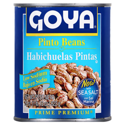 Goya Prime Premium Low Sodium Pinto Beans, 29 oz ShopRite