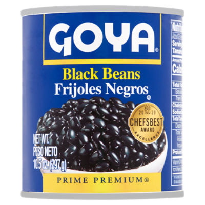 Goya Prime Premium Black Beans, 10.5 oz