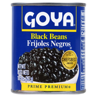 Goya Prime Premium Black Beans, 10.5 oz