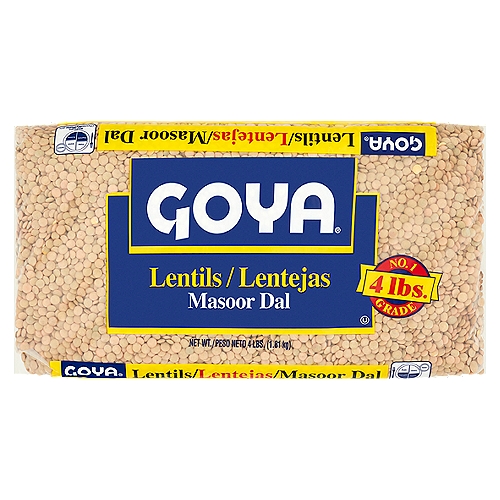 Goya Lentils, 4 lbs