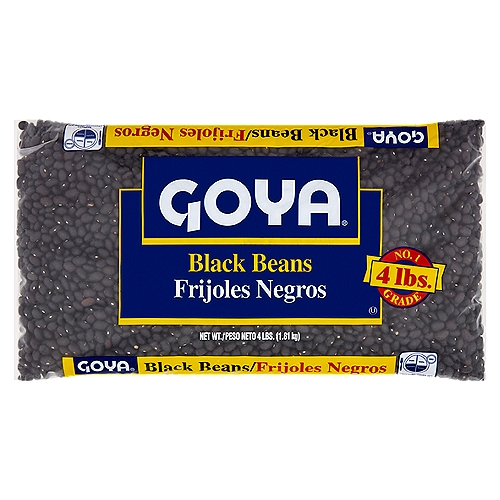 Goya Black Beans, 4 lbs