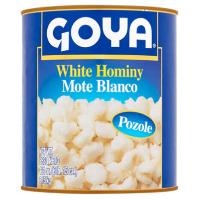 Goya White Hominy, 111 oz