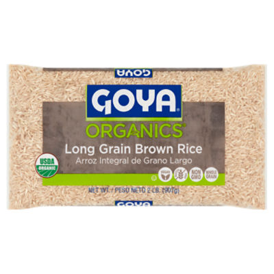 Goya Organics Long Grain Brown Rice, 2 lb