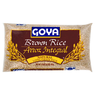 Goya Natural Long Grain Brown Rice, 2 lbs The Fresh Grocer