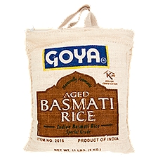 Goya Aged Basmati Rice, 11 lbs