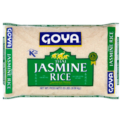 Goya Thai Hom Mali Jasmine Rice, 20 lbs