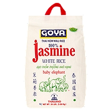 Goya Baby Elephant 100% Jasmine White Rice, 20 lbs, 320 Ounce
