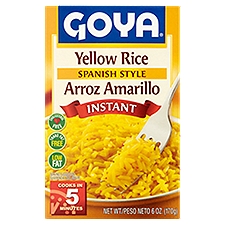Goya Instant Spanish Style, Yellow Rice, 6 Ounce