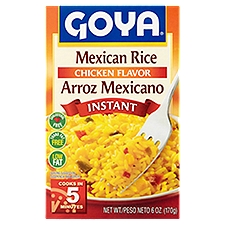 Goya Instant Chicken Flavor Mexican Rice, 6 oz, 6 Ounce