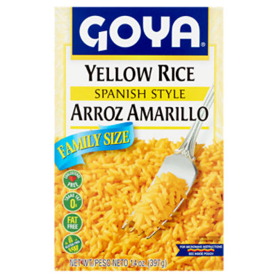 Goya Spanish Style Yellow Rice Family Size, 14 oz