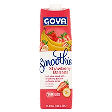 Goya Strawberry Banana Smoothie, 33.8 fl oz, 33.8 Fluid ounce