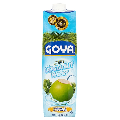 Goya Naturally Hydrating Pure Coconut Water, 33.8 fl oz
