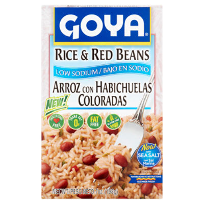 Goya Low Sodium Rice & Red Beans, 7 oz