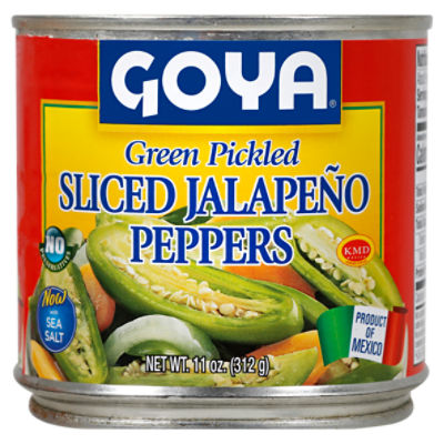 Goya Green Pickled Sliced Jalapeño Peppers, 11 oz