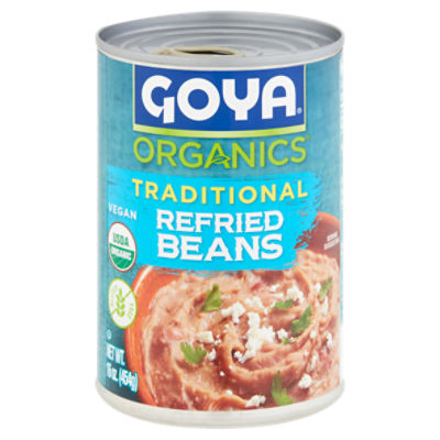 Goya Organics Traditional Refried Beans, 16 oz