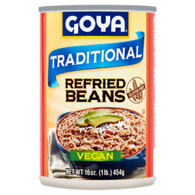 Goya Traditional Refried Beans 16 Oz