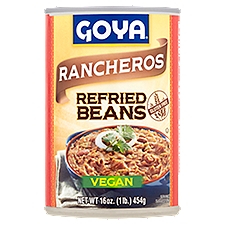 Goya Vegan Rancheros Refried Beans, 16 oz