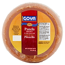 Goya Piloncillo Panela Brown Cane Sugar, 1 lb
