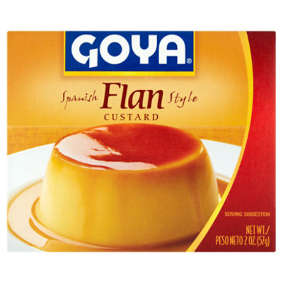 Goya Spanish Flan Style Custard, 2 oz