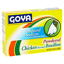 Goya Reduced Sodium Powdered Chicken Flavored Bouillon, 2.82 oz