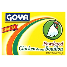 Goya Chicken Flavored, Powdered Bouillon, 7.05 Ounce