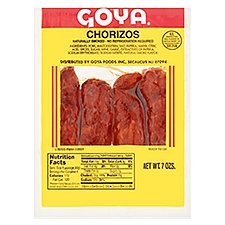 Goya Chorizos, 4 count, 7 ozs