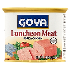 Goya Pork & Chicken Luncheon Meat, 12 oz, 12 Ounce