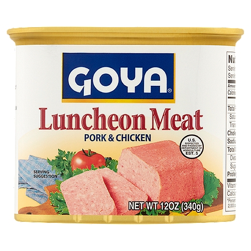 Goya Pork & Chicken Luncheon Meat, 12 oz