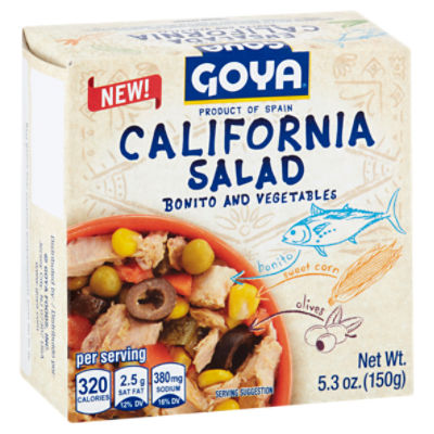 Goya Bonito and Vegetables California Salad, 5.3 oz