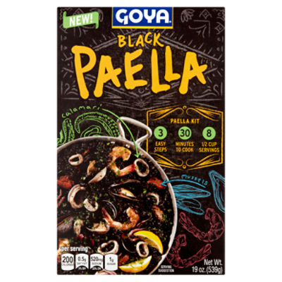 Goya Black Paella Kit, 19 oz