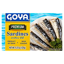 Goya Premium Sardines in Olive Oil, 4.25 oz