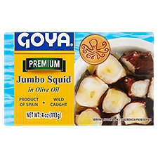 Goya Premium Jumbo Squid in Olive Oil, 4 oz