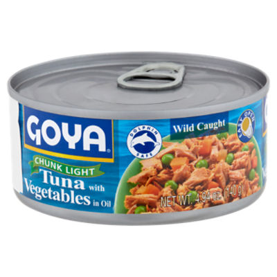 Goya Chunk Light Tuna with Vegetables in Oil, 4.94 oz