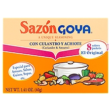 Sazón Goya Coriander & Annatto, Seasoning, 1.41 Ounce