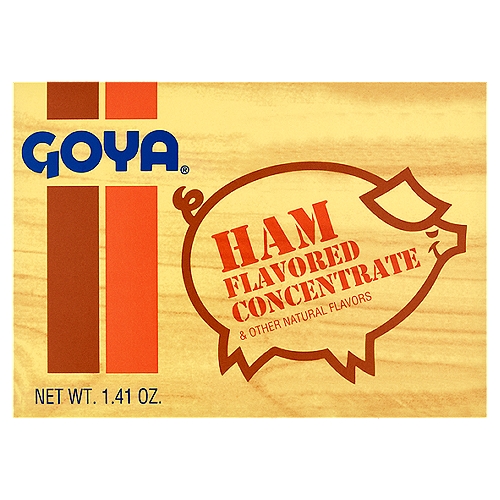 Goya Ham Flavored Concentrate, 1.41 oz
Ham Favored Concentrate & Other Natural Flavors