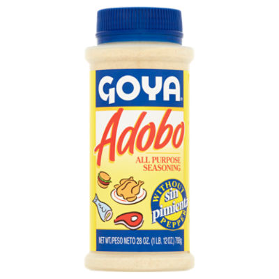Goya Adobo All Purpose Seasoning without Pepper, 28 oz Price Rite